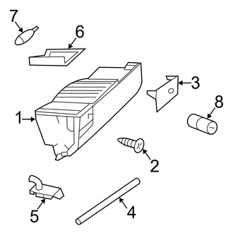 Dodge OE - Instrument Panel - Glove Box (Extended Cargo Van / Standard Cargo Van / Standard Passenger Van)