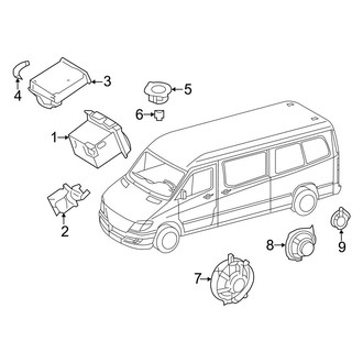 Dodge OE - Instrument Panel - Sound System (Extended Cargo Van / Standard Cargo Van / Standard Passenger Van)