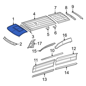 Dodge OE - Front Center Roof Panel