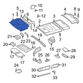 Dodge OE - Front Headliner