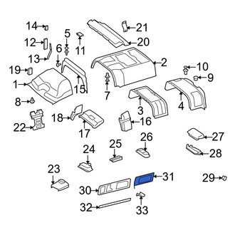 Dodge OE - Rear Left Upper Roof Panel Reinforcement