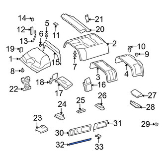 Dodge OE - Left Lower Roof Panel Reinforcement