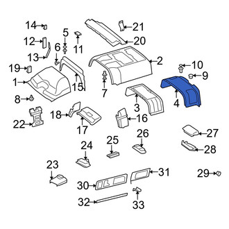 Dodge OE - Rear Headliner