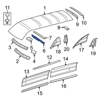 Dodge OE - Roof Bow Bracket