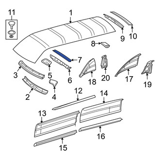 Dodge OE - Roof Bow