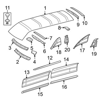 Dodge OE - Roof & Components (Roof), (Standard Cargo Van)