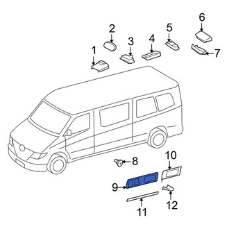Dodge OE - Front Left Upper Roof Panel Reinforcement