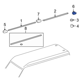 Dodge OE - Front Roof Rack Cover