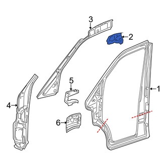 Dodge OE - Right Uniside Bracket