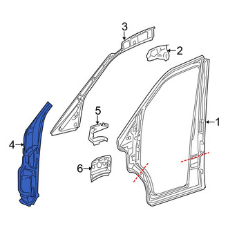 Dodge OE - Right Cowl Side Panel