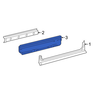 Dodge OE - Right Inner Rocker Panel Reinforcement