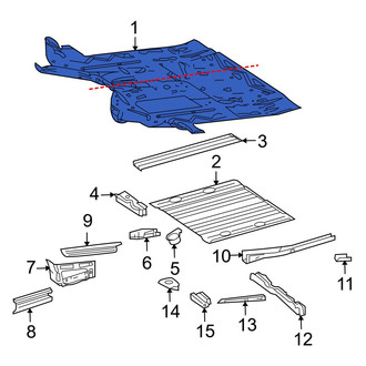 Dodge OE - Front Floor Pan