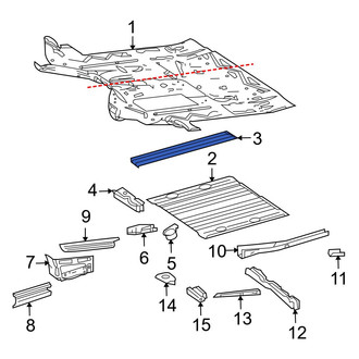 Dodge OE - Right Floor Sill