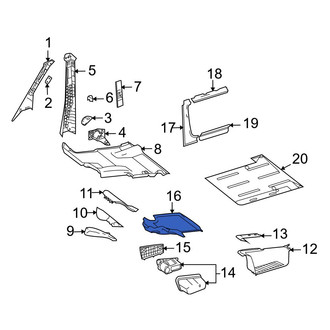 Dodge OE - Left Floor Mat