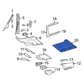 Dodge OE - Right Floor Mat