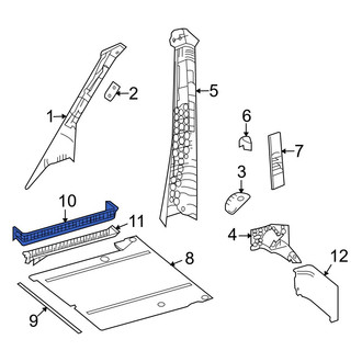 Dodge OE - Left Floor Sill