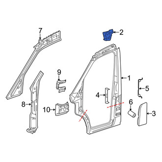 Dodge OE - Left Uniside Bracket