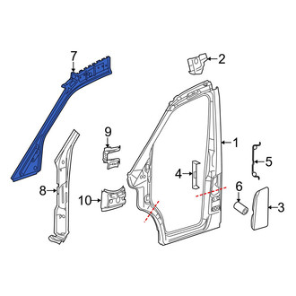 Dodge OE - Left Body A-Pillar