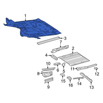 Dodge OE - Front Floor Pan