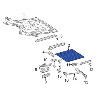 Dodge OE - Center Floor Pan