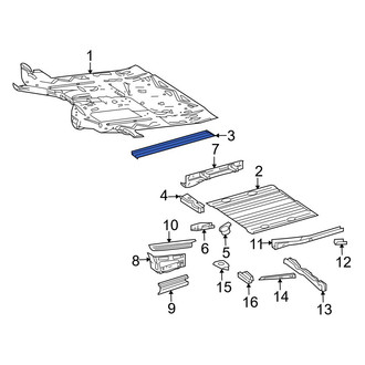 Dodge OE - Right Floor Sill