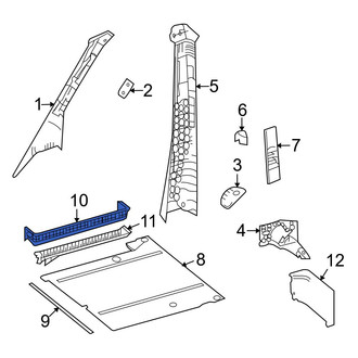 Dodge OE - Left Floor Sill