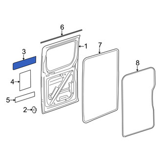 Dodge OE - Front Lower Door Shell Insulator
