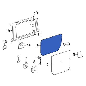 Dodge OE - Sliding Door Trim Panel