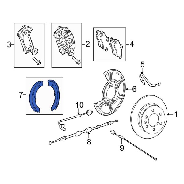 Parking Brake Shoe