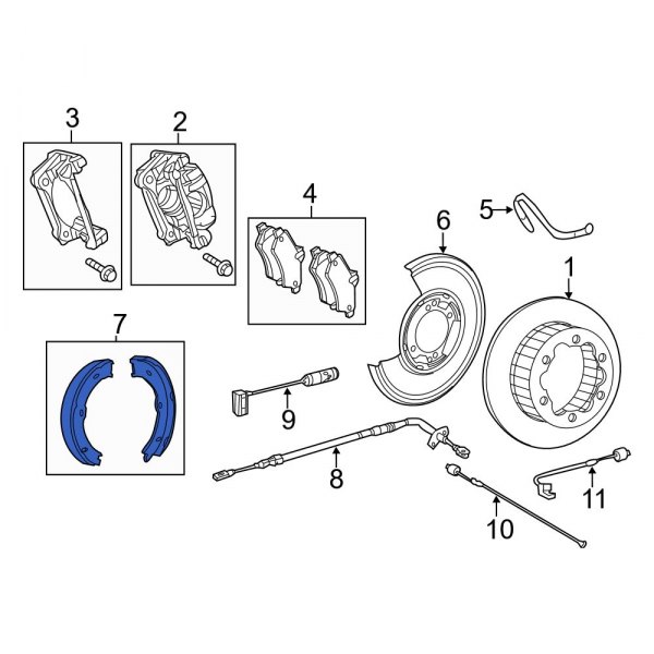 Parking Brake Shoe