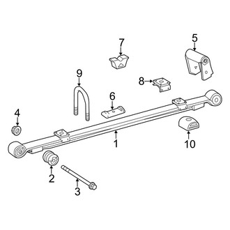 Dodge OE - Rear Suspension - Suspension Components (2500)