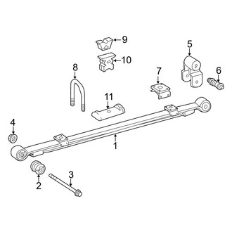 Dodge OE - Rear Suspension - Suspension Components (3500)
