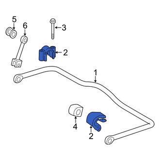 Dodge OE - Rear Suspension Stabilizer Bar Bracket