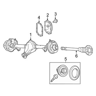 Dodge OE - Rear Suspension - Axle & Differential (2500)
