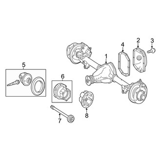 Dodge OE - Rear Suspension - Axle & Differential (3500)