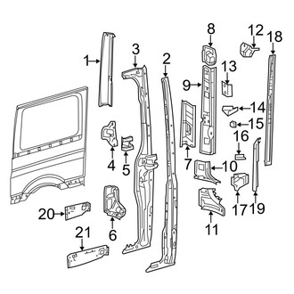 Dodge OE - Rear Body & Floor - Rear Body (Passenger Side)
