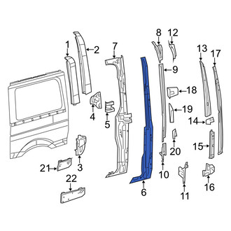 Dodge OE - Rear Left Body D-Pillar