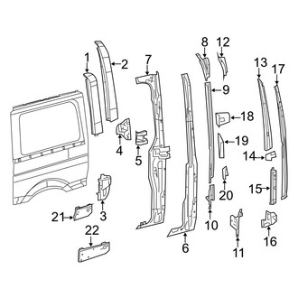 Dodge OE - Rear Body & Floor - Rear Body (Driver Side)
