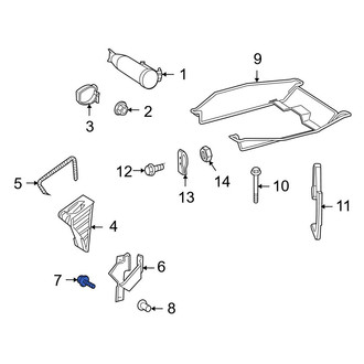 Dodge OE - Spare Tire Carrier Screw