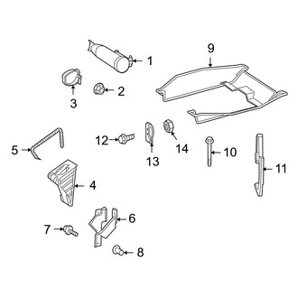 Dodge OE - Rear Body & Floor - Spare Tire Carrier (Extended Cargo Van / Standard Cargo Van / Standard Passenger Van)