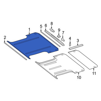 Dodge OE - Rear Floor Carpet
