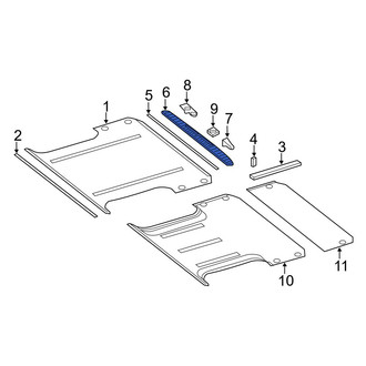 Dodge OE - Rear Door Sill Plate