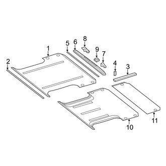 Dodge OE - Rear Body & Floor - Interior Trim (Extended Cargo Van / Standard Cargo Van / Standard Passenger Van)