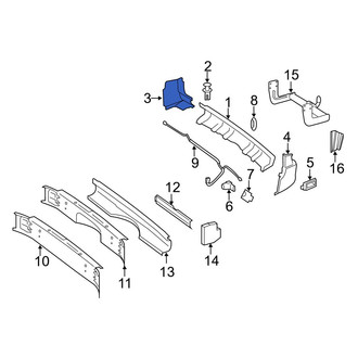 Dodge OE - Rear Right Bumper Extension