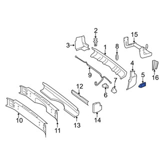 Dodge OE - Rear Left Bumper Corner Cover