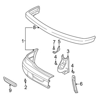 Dodge OE - Front Bumper - Bumper & Components