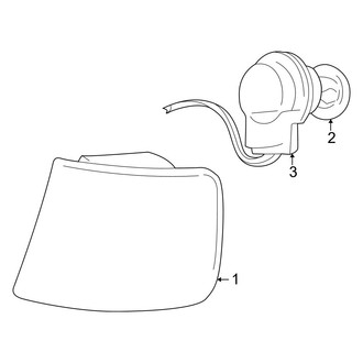 Dodge OE - Front Lamps - Side Marker & Signal Lamps