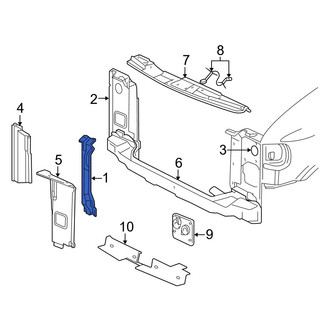 Dodge OE - Front Center Radiator Support Panel