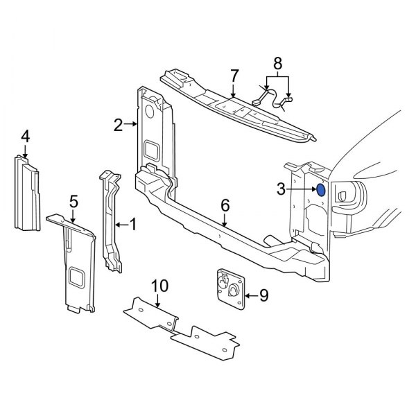 Radiator Support Panel