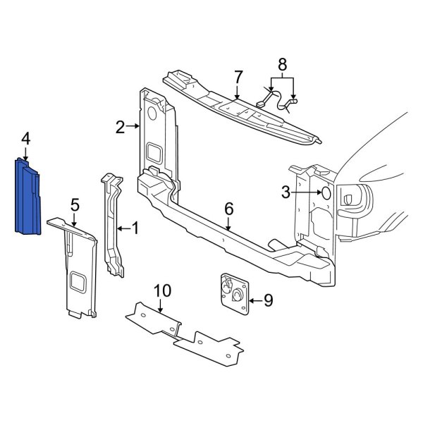 Radiator Support Panel